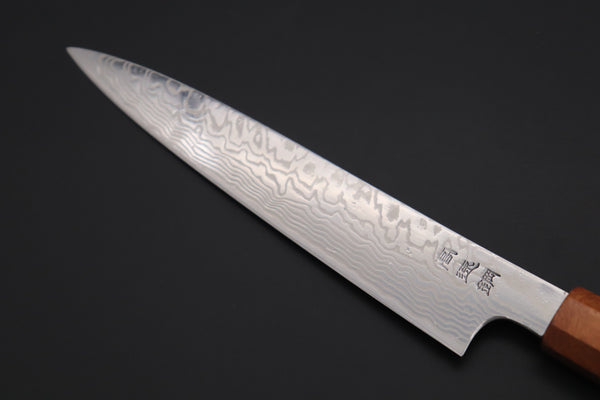 Custom Limited Edition, Sukenari HAP-40 Nickel Damascus Wa Petty 165mm (6.4 inch, SCL-502)