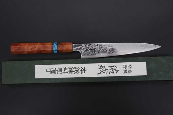 Custom Limited Edition, Sukenari HAP-40 Nickel Damascus Wa Petty 165mm (6.4 inch, SCL-502)