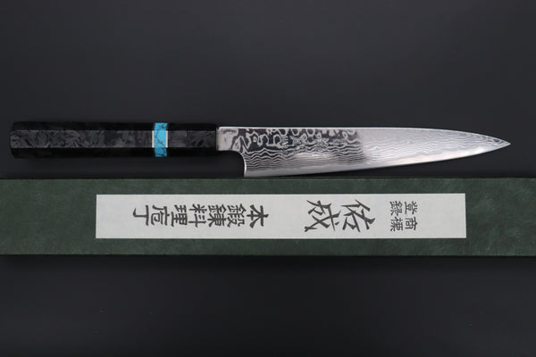 Custom Limited Edition, Sukenari HAP-40 Nickel Damascus Wa Petty 165mm (6.4 inch, SCL-503)