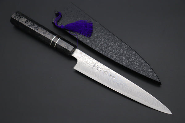 Custom Limited Edition, Sukenari HAP-40 Nickel Damascus Wa Petty 165mm (6.4 inch, SCL-504)