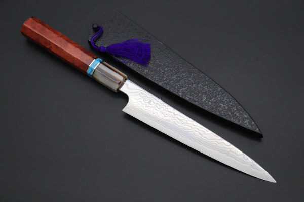 Custom Limited Edition, Sukenari HAP-40 Nickel Damascus Wa Petty 165mm (6.4 inch, SCL-505)