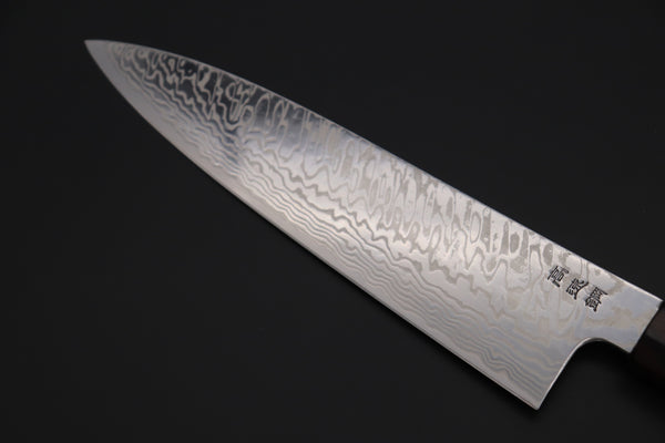 Custom Limited Edition, Sukenari HAP-40 Nickel Damascus Wa Gyuto 210mm (8.2 inch, SCL-514)