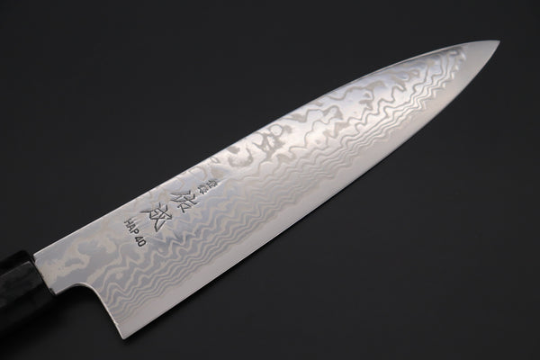 Custom Limited Edition, Sukenari HAP-40 Nickel Damascus Wa Gyuto 210mm (8.2 inch, SCL-513)