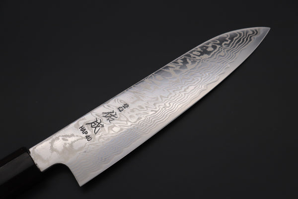 Custom Limited Edition, Sukenari HAP-40 Nickel Damascus Wa Santoku 190mm (7.4 inch, SCL-507)