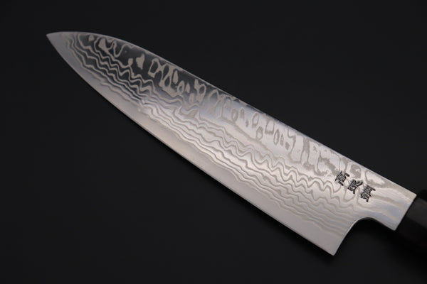 Custom Limited Edition, Sukenari HAP-40 Nickel Damascus Wa Santoku 190mm (7.4 inch, SCL-507)