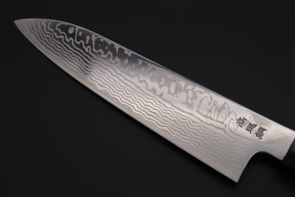 Custom Limited Edition, Sukenari HAP-40 Nickel Damascus Wa Santoku 190mm (7.4 inch, SCL-512)