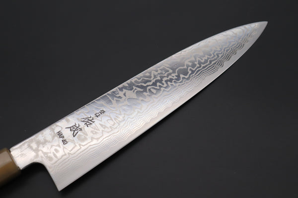 Custom Limited Edition, Sukenari HAP-40 Nickel Damascus Wa Gyuto 240mm (9.4 inch, SCL-517)