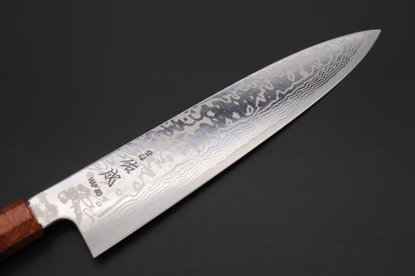 Custom Limited Edition, Sukenari HAP-40 Nickel Damascus Wa Gyuto 240mm (9.4 inch, SCL-516)