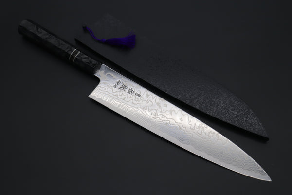 Custom Limited Edition, Sukenari HAP-40 Nickel Damascus Wa Gyuto 270mm (10.6 inch, SCL-518)