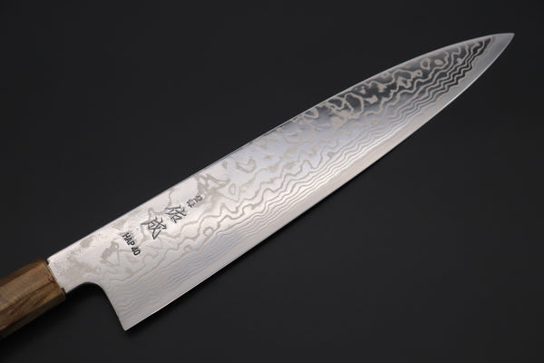 Custom Limited Edition, Sukenari HAP-40 Nickel Damascus Wa Gyuto 270mm (10.6 inch, SCL-519)