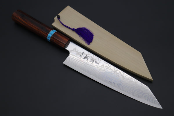 Custom Limited Edition, Sukenari HAP-40 Nickel Damascus Kiritsuke 210mm (8.2 inch, SCL-522)