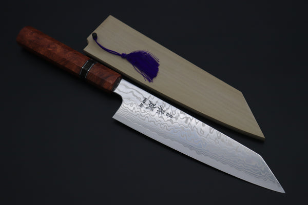 Custom Limited Edition, Sukenari HAP-40 Nickel Damascus Kiritsuke 210mm (8.2 inch, SCL-521)