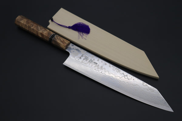 Custom Limited Edition, Sukenari HAP-40 Nickel Damascus Kiritsuke 240mm (9.4 inch, SCL-523)