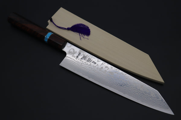 Custom Limited Edition, Sukenari HAP-40 Nickel Damascus Kiritsuke 240mm (9.4 inch, SCL-524)