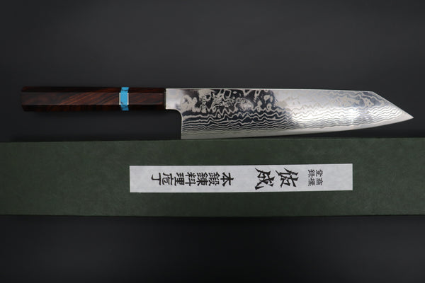 Custom Limited Edition, Sukenari HAP-40 Nickel Damascus Kiritsuke 240mm (9.4 inch, SCL-524)