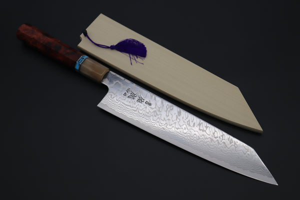 Custom Limited Edition, Sukenari HAP-40 Nickel Damascus Kiritsuke 240mm (9.4 inch, SCL-525)