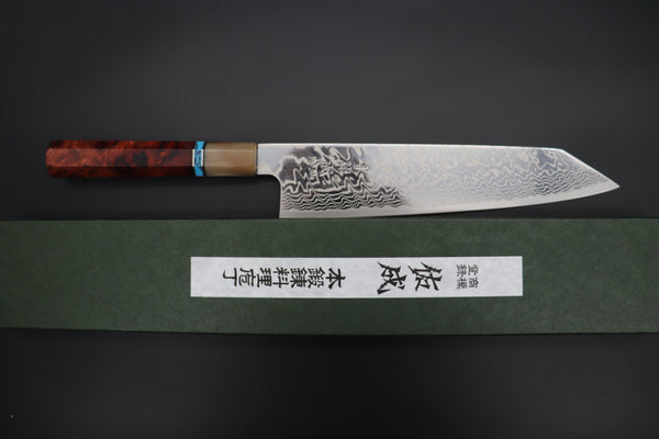 Custom Limited Edition, Sukenari HAP-40 Nickel Damascus Kiritsuke 240mm (9.4 inch, SCL-525)