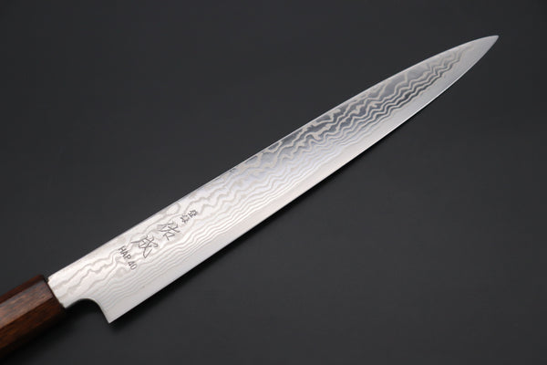 Custom Limited Edition, Sukenari HAP-40 Nickel Damascus Wa Sijihiki 240mm (9.4 inch, SCL-528)