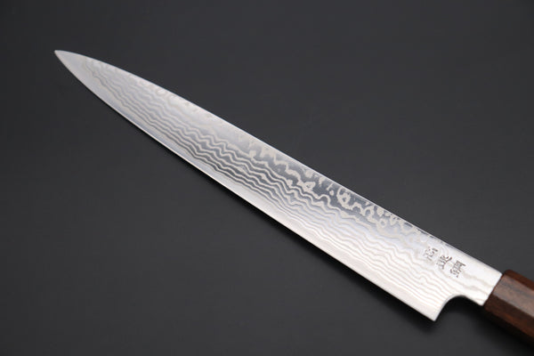 Custom Limited Edition, Sukenari HAP-40 Nickel Damascus Wa Sijihiki 240mm (9.4 inch, SCL-528)