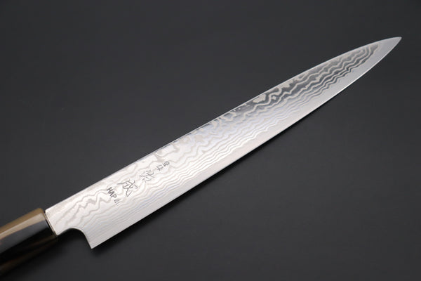 Custom Limited Edition, Sukenari HAP-40 Nickel Damascus Wa Sijihiki 240mm (9.4 inch, SCL-526)