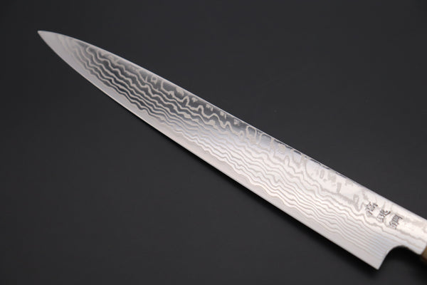 Custom Limited Edition, Sukenari HAP-40 Nickel Damascus Wa Sijihiki 240mm (9.4 inch, SCL-526)