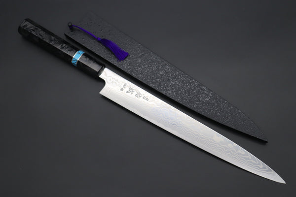 Custom Limited Edition, Sukenari HAP-40 Nickel Damascus Wa Sijihiki 270mm (10.6 inch, SCL-529)