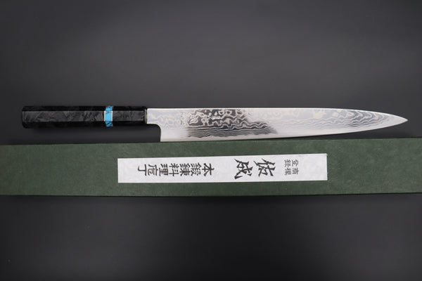 Custom Limited Edition, Sukenari HAP-40 Nickel Damascus Wa Sijihiki 270mm (10.6 inch, SCL-529)