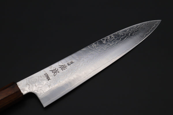 Custom Limited Edition, Sukenari STRIX Nickel Damascus Wa Gyuto 210mm (8.2 inch, SCL-531)