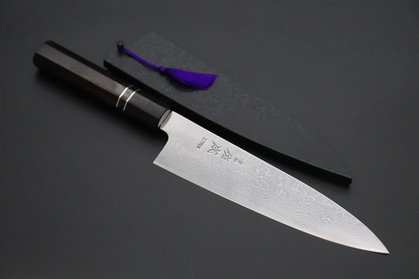 Custom Limited Edition, Sukenari STRIX Nickel Damascus Wa Gyuto 210mm (8.2 inch, SCL-530)