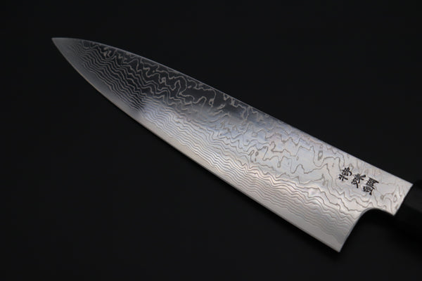 Custom Limited Edition, Sukenari STRIX Nickel Damascus Wa Gyuto 210mm (8.2 inch, SCL-530)