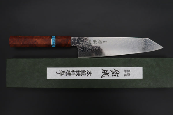 Custom Limited Edition, Sukenari STRIX Nickel Damascus Kiritsuke 210mm (8.2 inch, SCL-532)