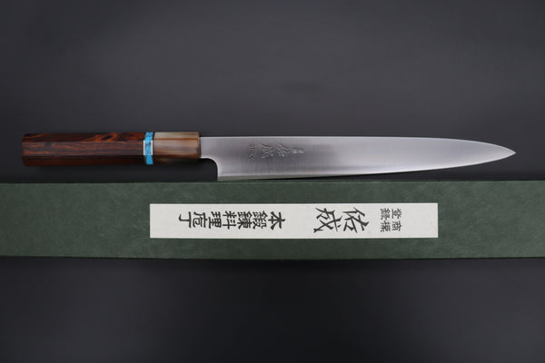 Custom Limited Edition, Sukenari STRIX Clad Wa Sujihiki 240mm (9.4 inch, SCL-533)