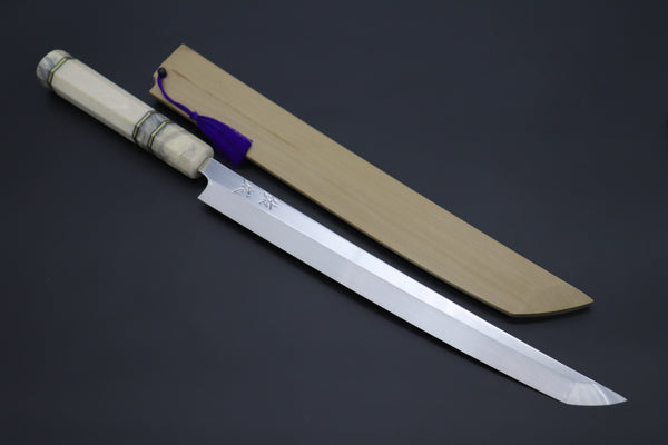 Custom Limited Edition, Sukenari Honyaki SG-II Series HSG-12 Sakimaru Takohiki 300mm (11.8 Inch, Single Bevel Edge)