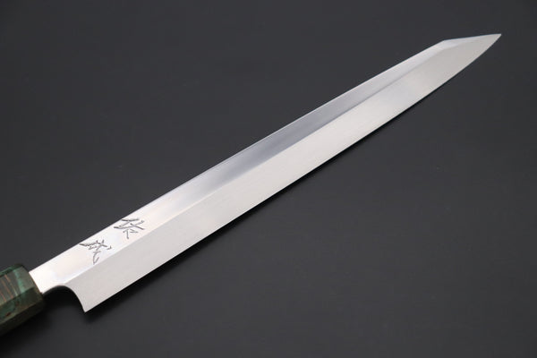 Custom Limited Edition, Sukenari Honyaki SG-II Series HSG-9 Kiritsuke Yanagiba 270mm (10.6 Inch, Single Bevel Edge)