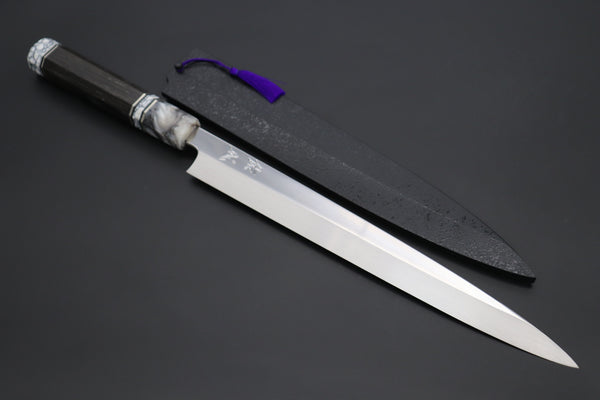 Custom Limited Edition, Sukenari Honyaki SG-II Series HSG-10 Yanagiba 300mm (11.8 Inch, Single Bevel Edge)