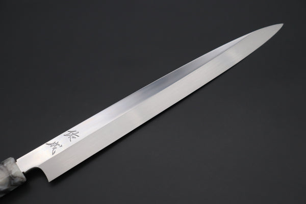 Custom Limited Edition, Sukenari Honyaki SG-II Series HSG-10 Yanagiba 300mm (11.8 Inch, Single Bevel Edge)