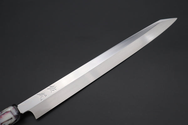 Custom Limited Edition, Sukenari Honyaki SG-II Series HSG-11 Kiritsuke Yanagiba 300mm (11.8 Inch, Single Bevel Edge)