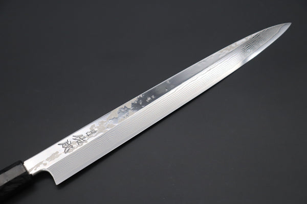 Custom Limited Edition, Sukenari Gingami No.3 Nickel Damascus Yanagiba 270mm (10.6 inch, SCL-534)