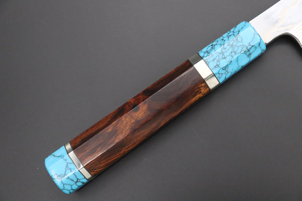 Custom Limited Edition, Sukenari Gingami No.3 Nickel Damascus Yanagiba 330mm (12.9 inch, SCL-536)