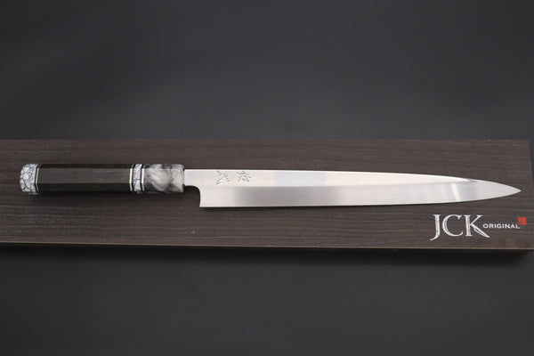 Custom Limited Edition, Sukenari Honyaki SG-II Series HSG-10 Yanagiba 300mm (11.8 Inch, Single Bevel Edge)