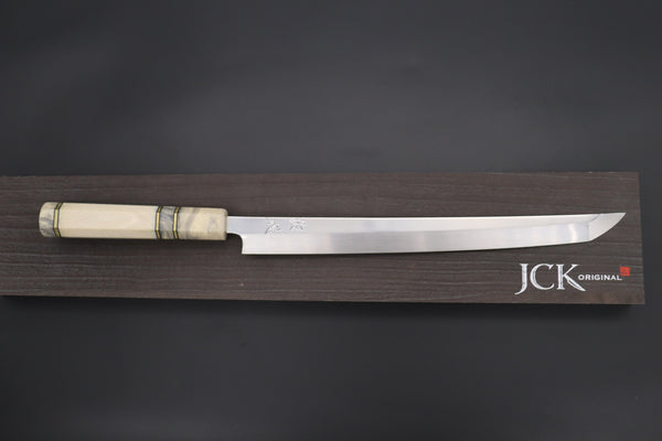 Custom Limited Edition, Sukenari Honyaki SG-II Series HSG-12 Sakimaru Takohiki 300mm (11.8 Inch, Single Bevel Edge)