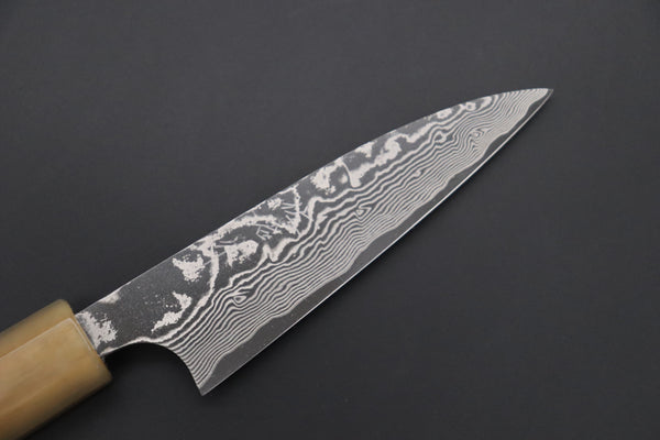 Takeshi Saji SUMMIT ― Limited Edition Custom Series VG-10 Custom Damascus Wa Paring 100mm (3.9 Inch, STCL-312)