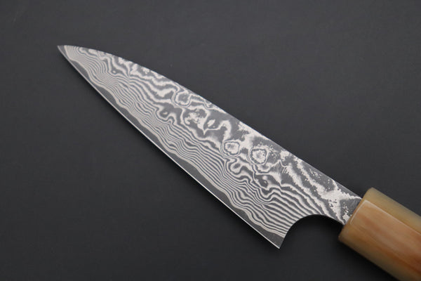 Takeshi Saji SUMMIT ― Limited Edition Custom Series VG-10 Custom Damascus Wa Paring 100mm (3.9 Inch, STCL-312)