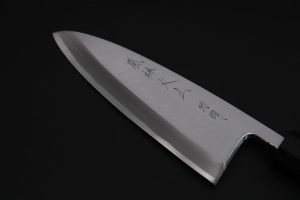 Fu-Rin-Ka-Zan Deba Left Handed FB-10SL Deba 150mm (5.9inch) / Left Handed "Left Handed Version !!" Fu-Rin-Ka-Zan Hon Kasumi Series Blue Steel No.2 FB-10SL Deba 150mm (Hon Deba, 5.9 Inch)