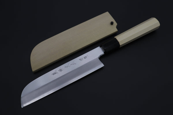 Fu-Rin-Ka-Zan Kama Usuba FG-13L Kama Usuba 180mm (7inch) / Left Handed Version "Left Handed Version" Fu-Rin-Ka-Zan Hon Kasumi Series Gingami No.3 FG-13L Kama Usuba 180mm (7 Inch)