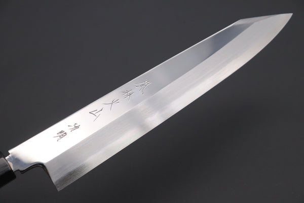 Fu-Rin-Ka-Zan Kiritsuke Fu-Rin-Ka-Zan Limited, FSO-59 Blue Steel No.1 Kiritsuke 240mm (9.4inch, Octagon Shaped Ebonywood Handle, Mirror Polished Blade,FSO-59)