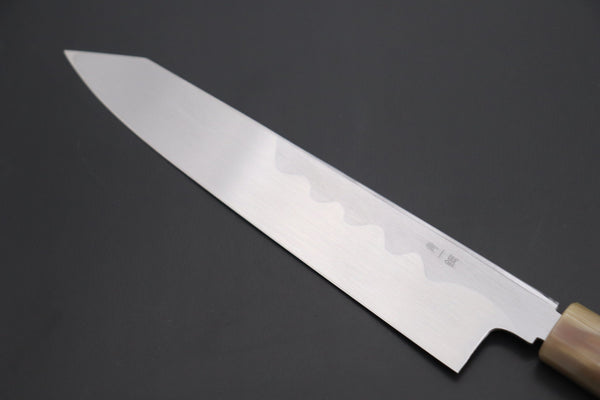 Fu-Rin-Ka-Zan Kiritsuke Fu-Rin-Ka-Zan Limited, FSO-63 Blue Steel No.1 Kiritsuke 240mm (9.4inch, Octagon Shaped Quince Wood Handle, Mirror Polished Blade)