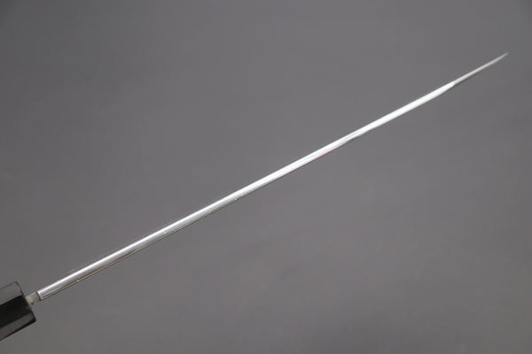 Fu-Rin-Ka-Zan Kiritsuke Fu-Rin-Ka-Zan Limited, (FSO-6SEP) White Steel No.1 Kiritsuke 240mm (9.4inch, Octagon Shaped Ebonywood Handle, Mirror Polished Blade)