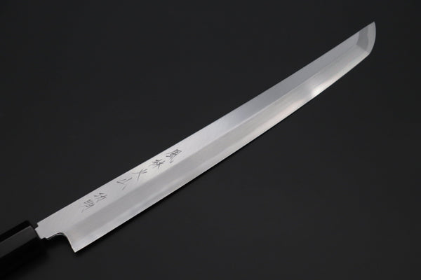 Fu-Rin-Ka-Zan Sakimaru Takohiki FSO-100 Sakimaru Takohiki 300mm (11.8 inch) Fu-Rin-Ka-Zan Limited, FSO-100 Hon Kasumi Blue Steel No.1 Sakimaru Takohiki 300mm (11.8 Inch, Octagonal Ebonywood Handle)