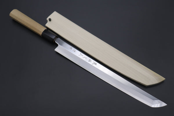 Fu-Rin-Ka-Zan Sakimaru Takohiki FSO-64 Sakimaru Takohiki 270mm (10.6inch) Fu-Rin-Ka-Zan Limited, Hon Kasumi Blue Steel No.1 Sakimaru Takohiki 270mm (Perfectly Mirror Polished Blade, 10.6 Inch, FSO-64)